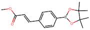 Methyl (E)-3-(4-(4,4,5,5-tetramethyl-1,3,2-dioxaborolan-2-yl)phenyl)acrylate