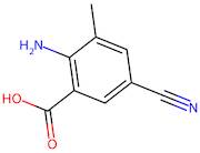 2-Amino-5-cyano-3-methylbenzoic acid