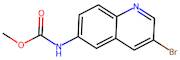 Methyl (3-bromoquinolin-6-yl)carbamate