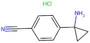 4-(1-Aminocyclopropyl)benzonitrile hydrochloride