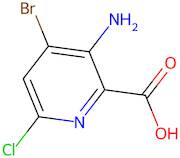 3-Amino-4-bromo-6-chloropicolinic acid