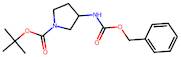 tert-Butyl 3-(((benzyloxy)carbonyl)amino)pyrrolidine-1-carboxylate