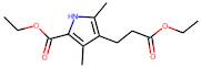 Ethyl 3,5-dimethyl-4-(3-ethoxy-3-oxopropyl)-1H-pyrrole-2-carboxylate