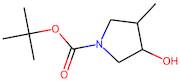 tert-Butyl 3-hydroxy-4-methylpyrrolidine-1-carboxylate