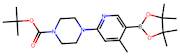 Tert-butyl 4-(4-methyl-5-(4,4,5,5-tetramethyl-1,3,2-dioxaborolan-2-yl)pyridin-2-yl)piperazine-1-ca…