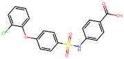 4-((4-(2-Chlorophenoxy)phenyl)sulfonamido)benzoic acid