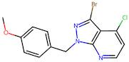 3-Bromo-4-chloro-1-[(4-methoxyphenyl)methyl]-1H-pyrazolo[3,4-b]pyridine