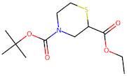 4-(Tert-butyl) 2-ethyl thiomorpholine-2,4-dicarboxylate