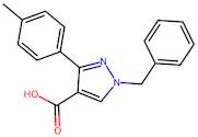 1-Benzyl-3-(4-methylphenyl)-1h-pyrazole-4-carboxylic acid