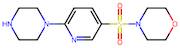 4-{[6-(piperazin-1-yl)pyridin-3-yl]sulfonyl}morpholine