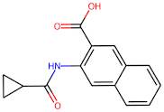 3-(Cyclopropanecarboxamido)-2-naphthoic acid