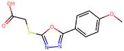 2-{[5-(4-methoxyphenyl)-1,3,4-oxadiazol-2-yl]sulfanyl}acetic acid