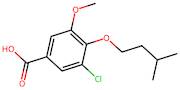 3-Chloro-5-methoxy-4-(3-methylbutoxy)benzoic acid