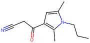 3-(2,5-Dimethyl-1-propyl-1h-pyrrol-3-yl)-3-oxopropanenitrile