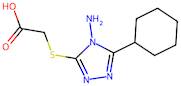 2-[(4-amino-5-cyclohexyl-4h-1,2,4-triazol-3-yl)sulfanyl]acetic acid