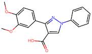 3-(3,4-Dimethoxyphenyl)-1-phenyl-1h-pyrazole-4-carboxylic acid