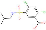 2,4-Dichloro-5-[[(2-methylpropyl)amino]sulfonyl]benzoic acid