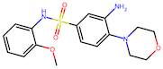 3-Amino-N-(2-methoxyphenyl)-4-(morpholin-4-yl)benzene-1-sulfonamide