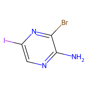 3-Bromo-5-iodopyrazin-2-amine