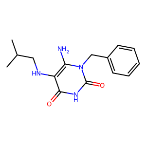 6-Amino-1-benzyl-5-[(2-methylpropyl)amino]-1,2,3,4-tetrahydropyrimidine-2,4-dione