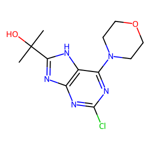 2-(2-Chloro-6-morpholino-7H-purin-8-yl)propan-2-ol