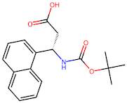 (S)-3-((tert-Butoxycarbonyl)amino)-3-(naphthalen-1-yl)propanoic acid