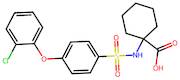 1-((4-(2-Chlorophenoxy)phenyl)sulfonamido)cyclohexane-1-carboxylic acid