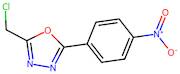 2-(Chloromethyl)-5-(4-nitrophenyl)-1,3,4-oxadiazole