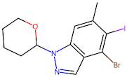 4-Bromo-5-iodo-6-methyl-1-(tetrahydro-2H-pyran-2-yl)-1H-indazole