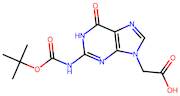 2-(2-((tert-Butoxycarbonyl)amino)-6-oxo-1H-purin-9(6H)-yl)acetic acid