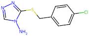 3-{[(4-chlorophenyl)methyl]sulfanyl}-4h-1,2,4-triazol-4-amine