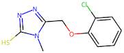 5-(2-Chlorophenoxymethyl)-4-methyl-4h-1,2,4-triazole-3-thiol