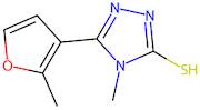 4-Methyl-5-(2-methylfuran-3-yl)-4h-1,2,4-triazole-3-thiol