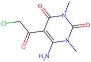 6-Amino-5-(2-chloroacetyl)-1,3-dimethyl-1,2,3,4-tetrahydropyrimidine-2,4-dione