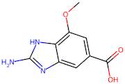 2-Amino-7-methoxy-1H-benzo[d]imidazole-5-carboxylic acid