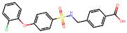 4-(((4-(2-Chlorophenoxy)phenyl)sulfonamido)methyl)benzoic acid