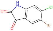 5-Bromo-6-chloro-1H-indole-2,3-dione