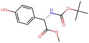 Methyl (S)-2-((tert-butoxycarbonyl)amino)-2-(4-hydroxyphenyl)acetate