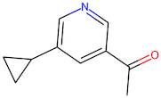 1-(5-Cyclopropylpyridin-3-yl)ethanone