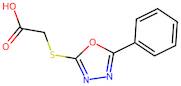 2-[(5-Phenyl-1,3,4-oxadiazol-2-yl)thio]acetic acid