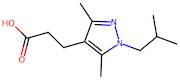 3-(1-Isobutyl-3,5-dimethyl-1H-pyrazol-4-yl)propanoic acid