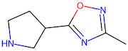 3-Methyl-5-(pyrrolidin-3-yl)-1,2,4-oxadiazole