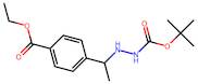 tert-Butyl 2-(1-(4-(ethoxycarbonyl)phenyl)ethyl)hydrazinecarboxylate