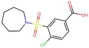 4-Chloro-3-[(hexahydro-1H-azepin-1-yl)sulfonyl]benzoic acid