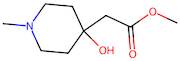 Methyl 2-(4-hydroxy-1-methylpiperidin-4-yl)acetate