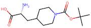 (R)-2-Amino-3-(1-(tert-butoxycarbonyl)piperidin-4-yl)propanoic acid