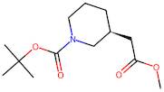 (S)-tert-Butyl 3-(2-methoxy-2-oxoethyl)piperidine-1-carboxylate