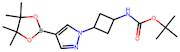 tert-Butyl (3-(4-(4,4,5,5-tetramethyl-1,3,2-dioxaborolan-2-yl)-1H-pyrazol-1-yl)cyclobutyl)carbamate