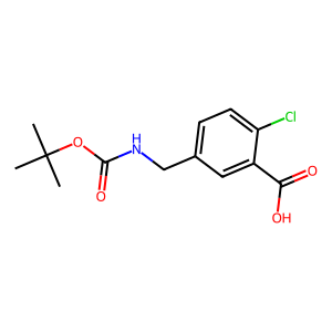 5-(((tert-Butoxycarbonyl)amino)methyl)-2-chlorobenzoic acid