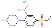 1-[4-(Ethylsulphonyl)-2-nitrophenyl]-4-methylpiperazine hydrochloride